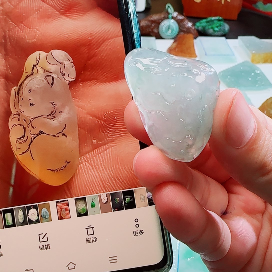定制翡翠未镶嵌翡翠定制