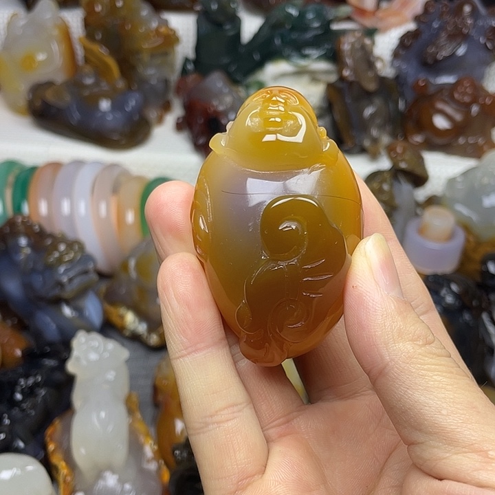 玛瑙/玉髓饰品 未镶嵌