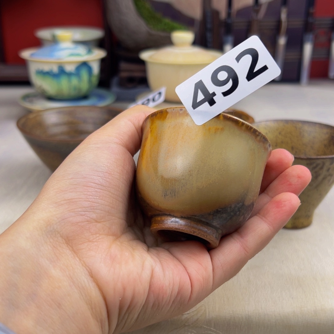 杯纯手工柴烧主人杯