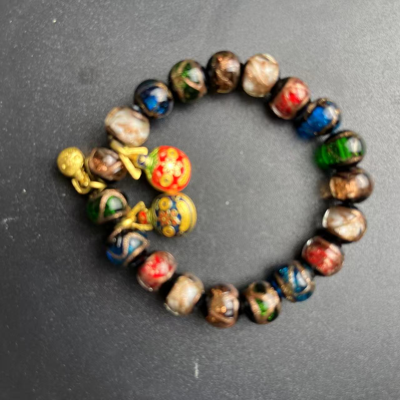 彩色0038 精品手串单圈 （无礼盒）