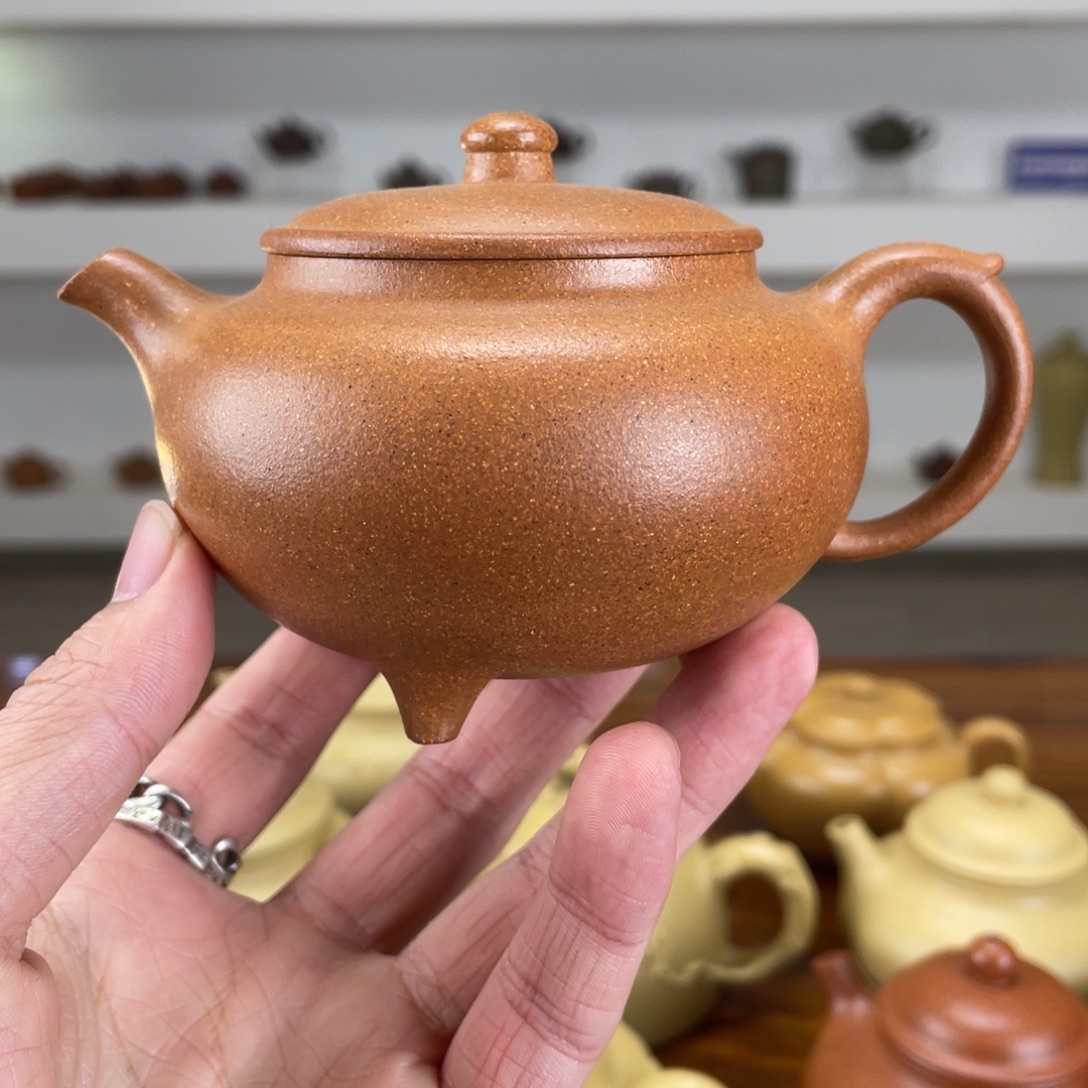 茶壶紫砂200cc黄降坡茶壶