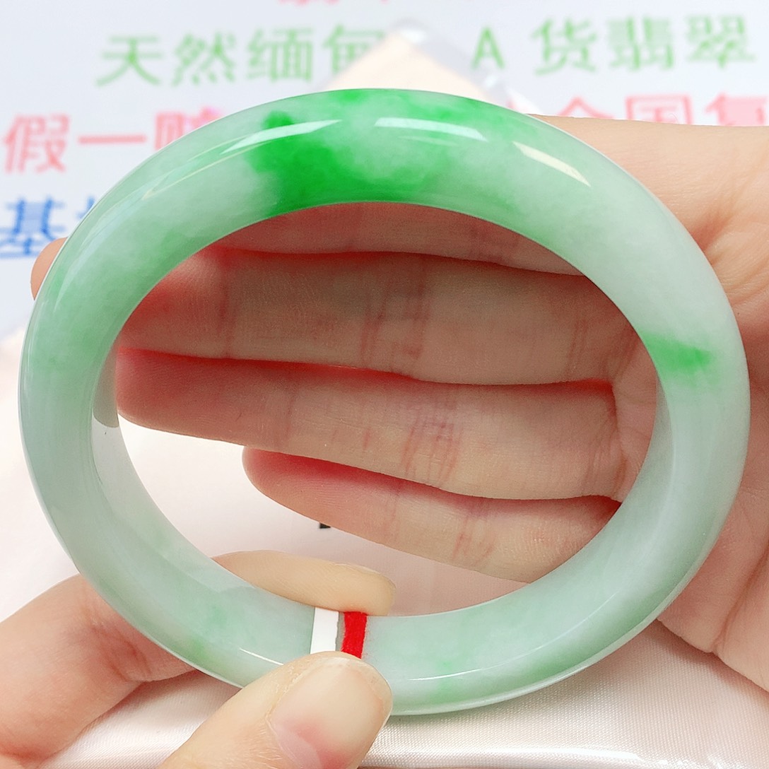 未镶嵌手镯翡翠小*莓翡翠手镯63