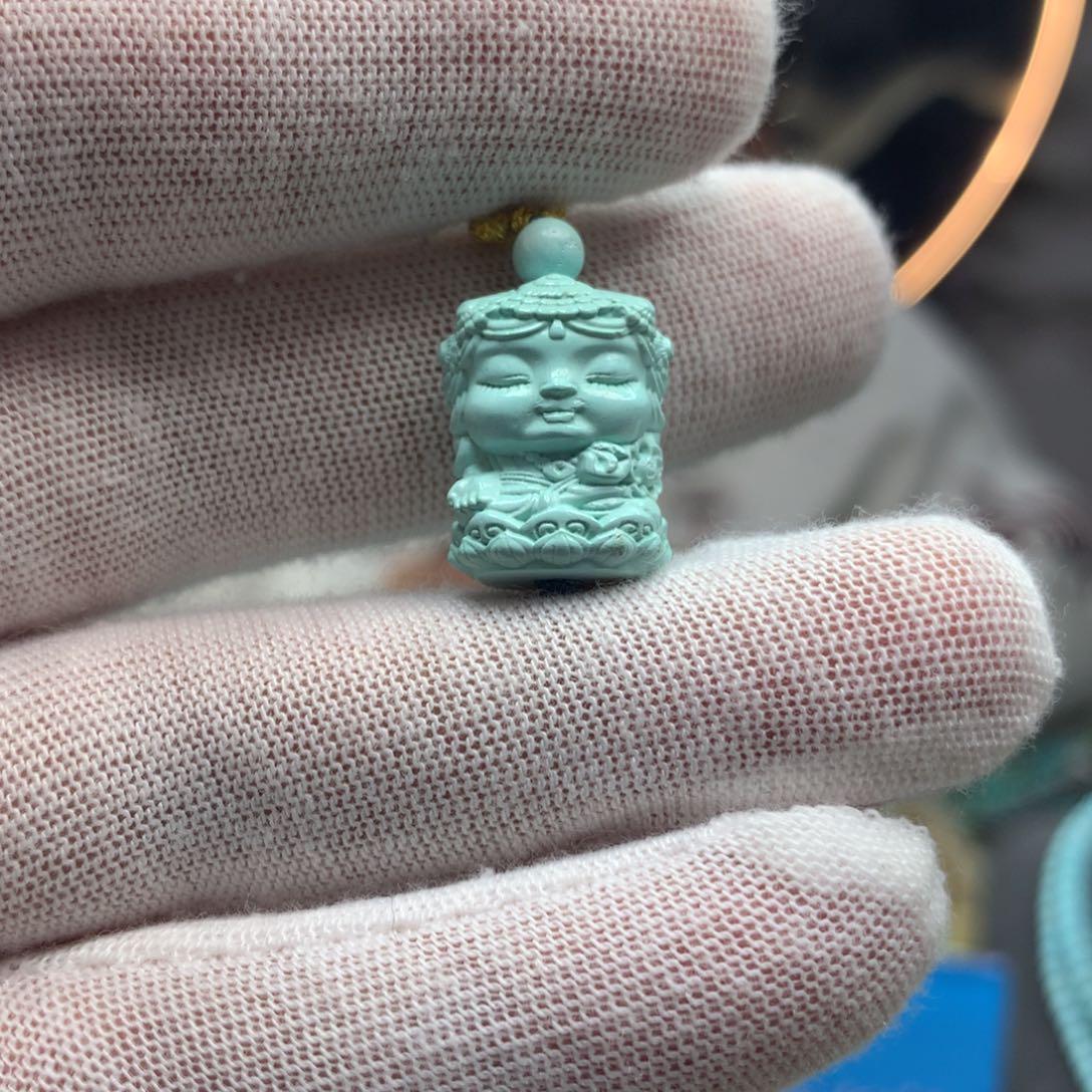 绿松石挂件未镶嵌