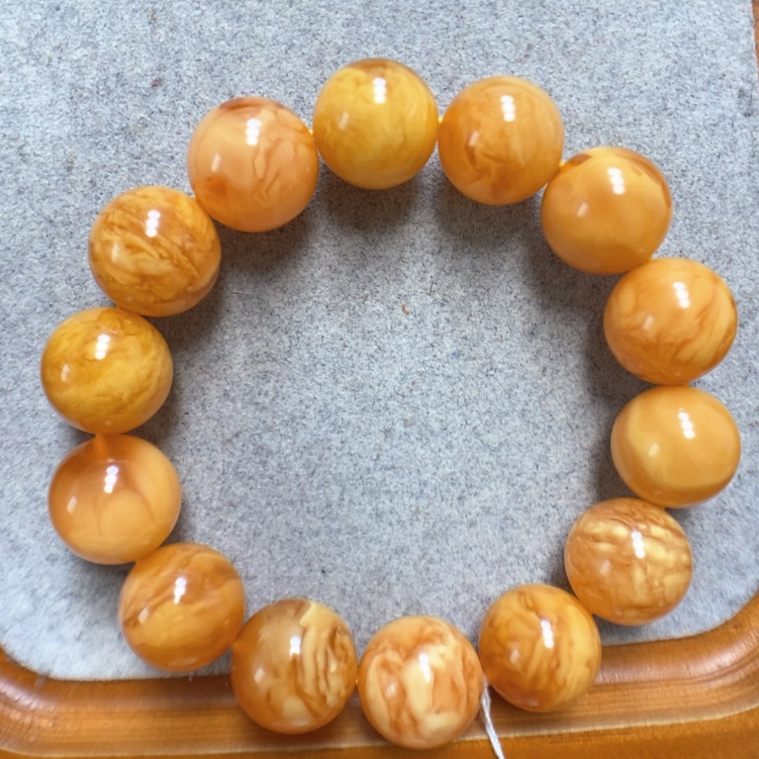 蜜蜡手串未镶嵌蜜蜡