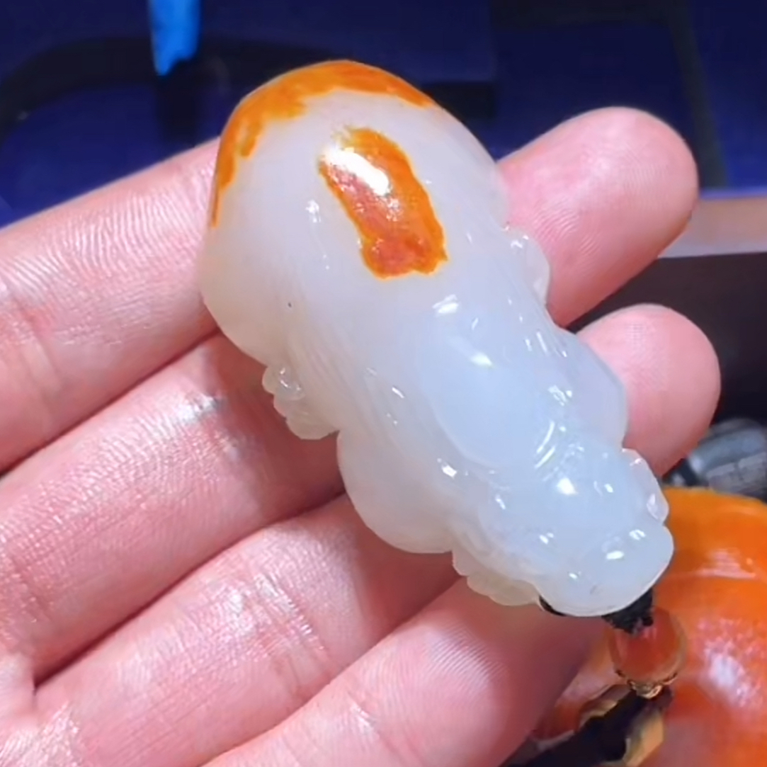 和田玉玉石挂件 d1228拍一发一