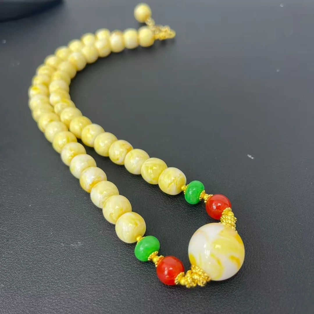 【静雯珠宝】L031  精美 DIY 南极䤰魄 项链 多样性发其一