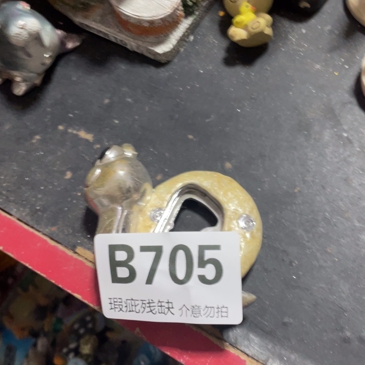 七***侠摆件孤品老货微瑕瓷