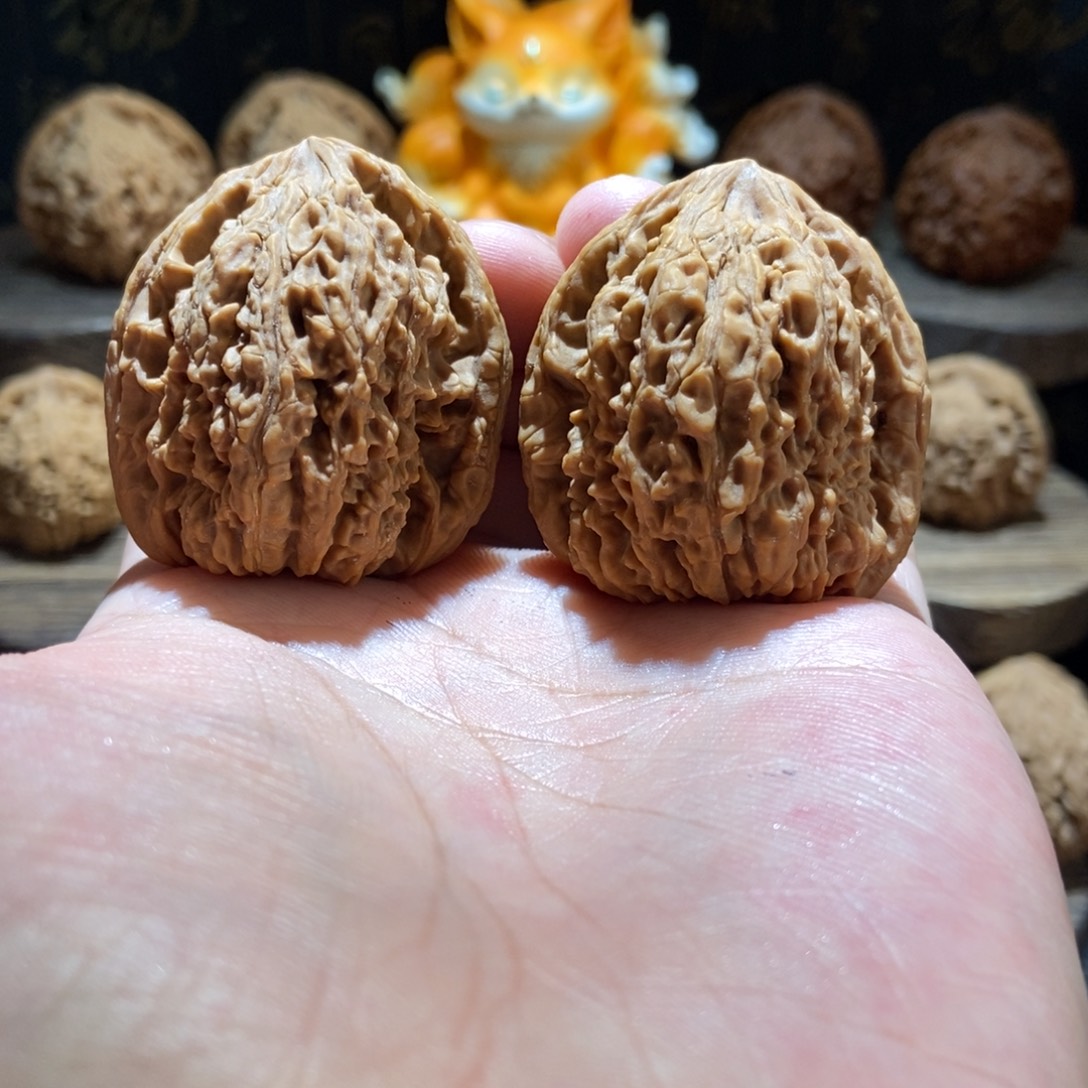 米***饭把件文玩核桃涿鹿南将石