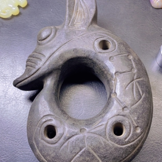 白玉菩提吊坠摆件