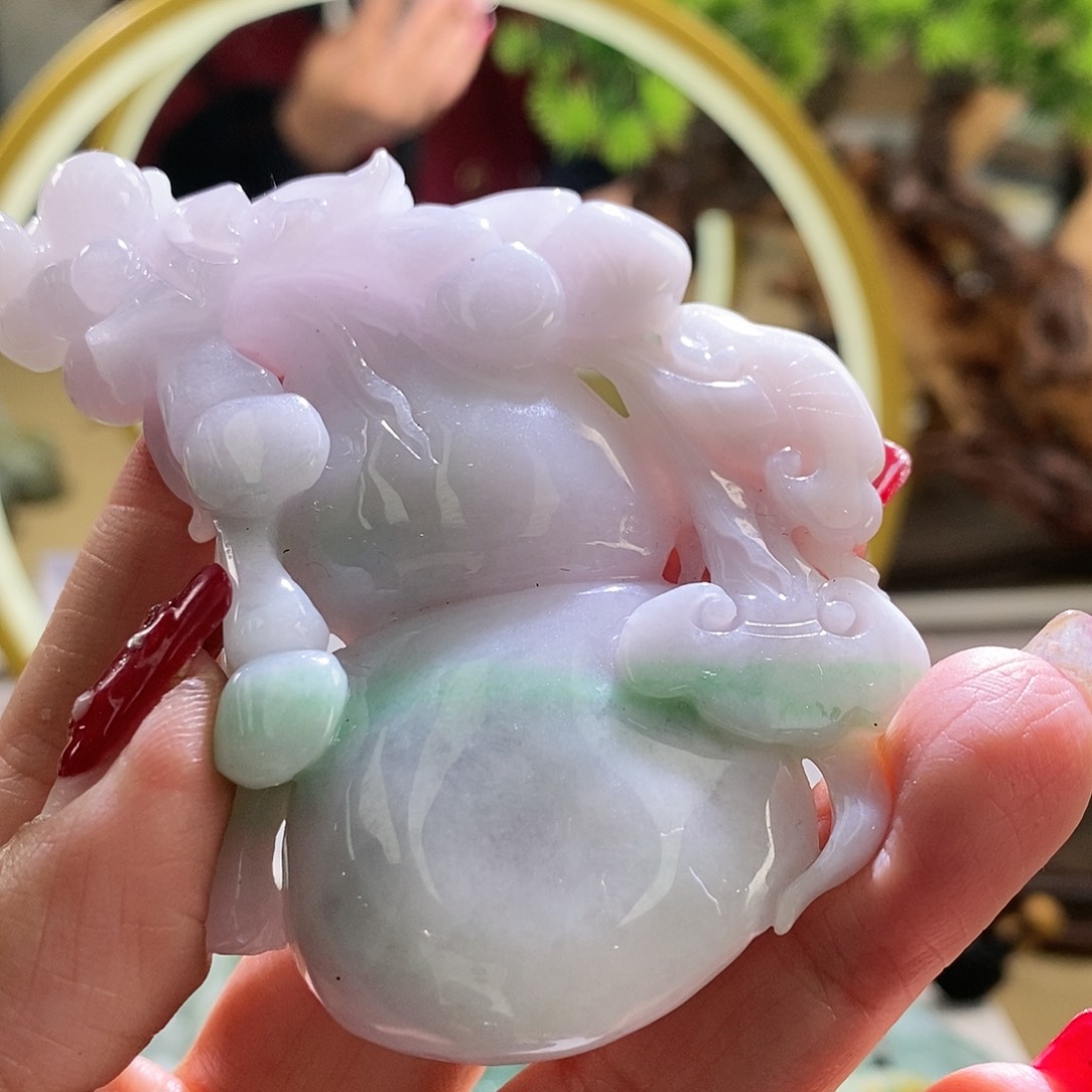 【闪购商品】翡翠颈饰未镶嵌葫芦