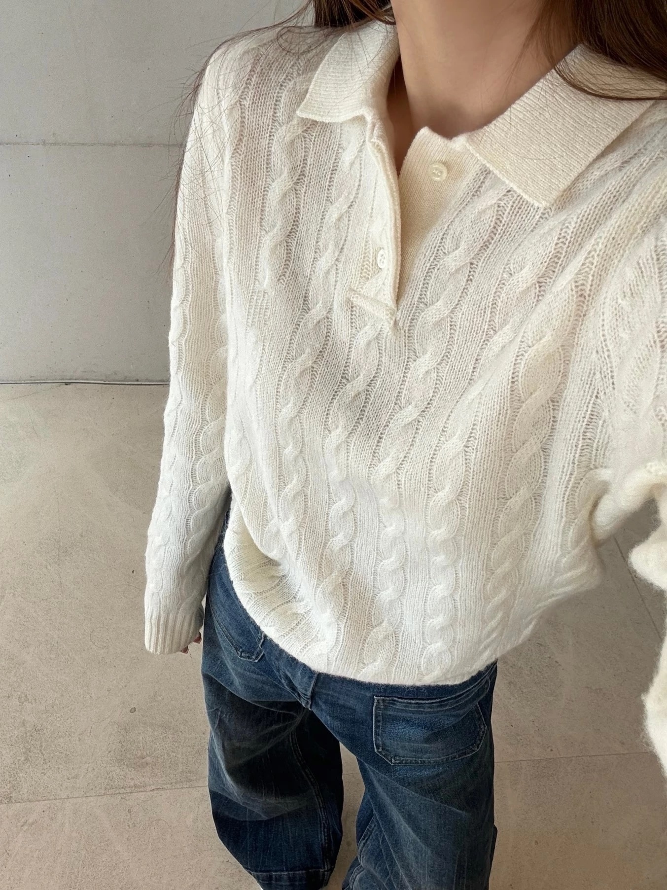 翻领套头棉套头打底衫上衣