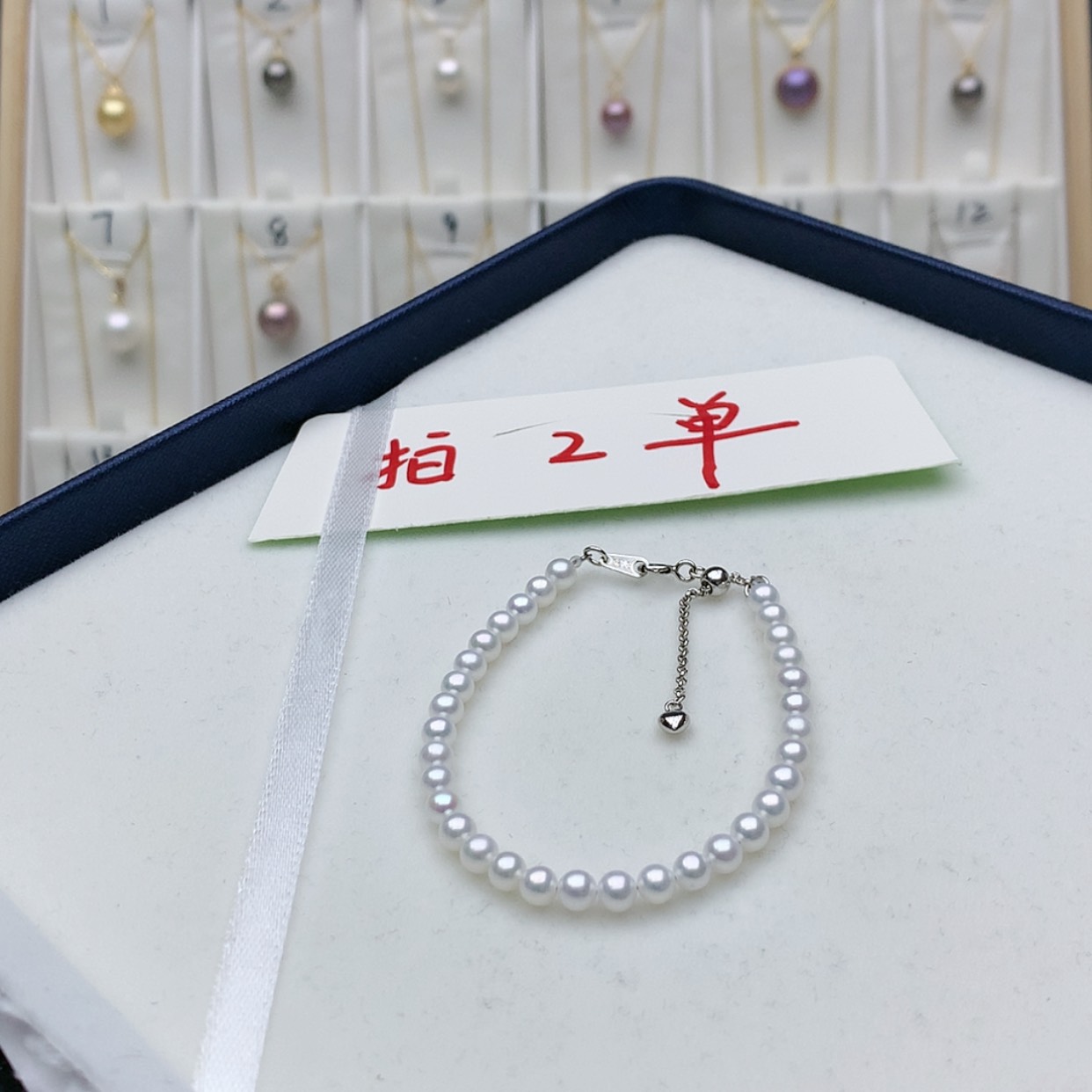 【闪购商品】淡水珍珠手绳银S925镶嵌