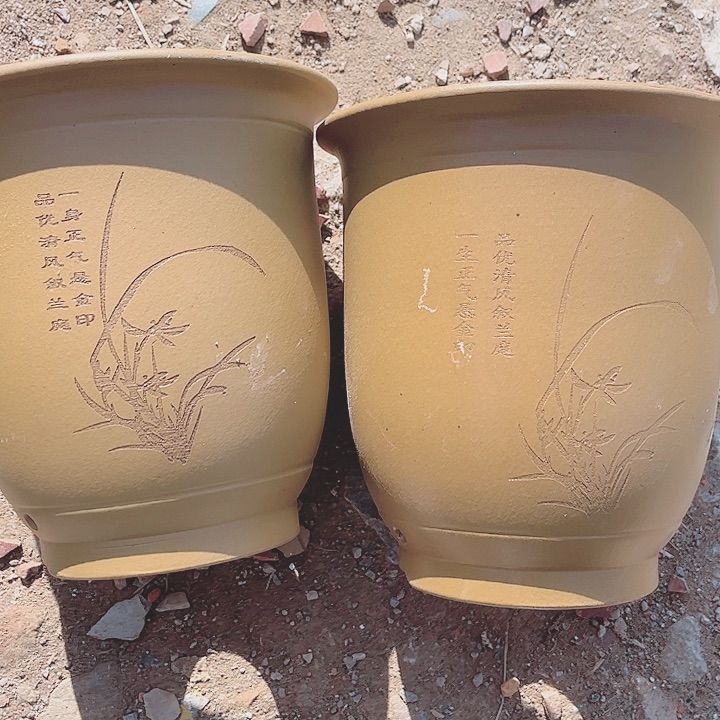 紫砂花盆宜兴紫砂精品花盆 