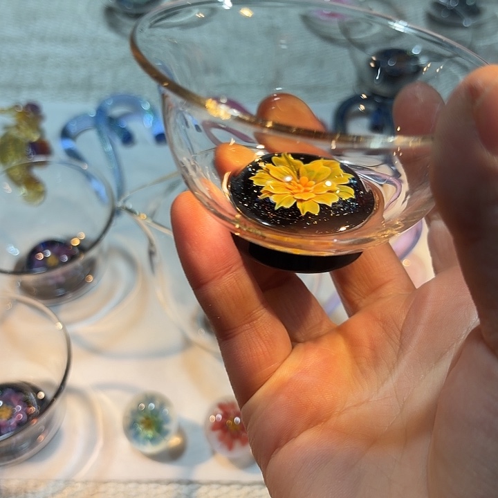 手工艺品玻璃玻璃茶器鸿杯湘色