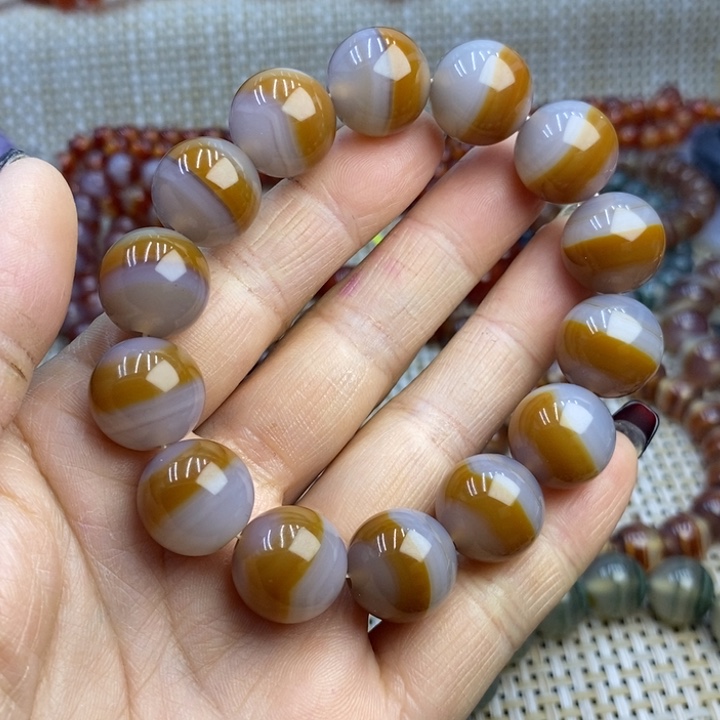 玛瑙/玉髓手链未镶嵌