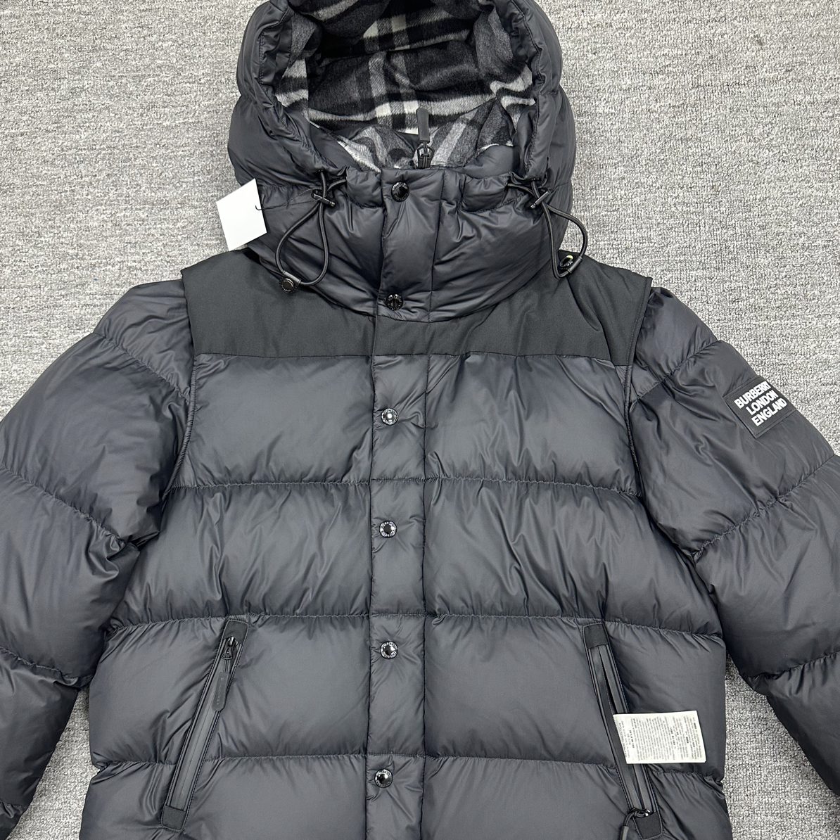 未使用 BURBERRY/博柏利 2xl Burberry 可拆卸羽绒服 全新