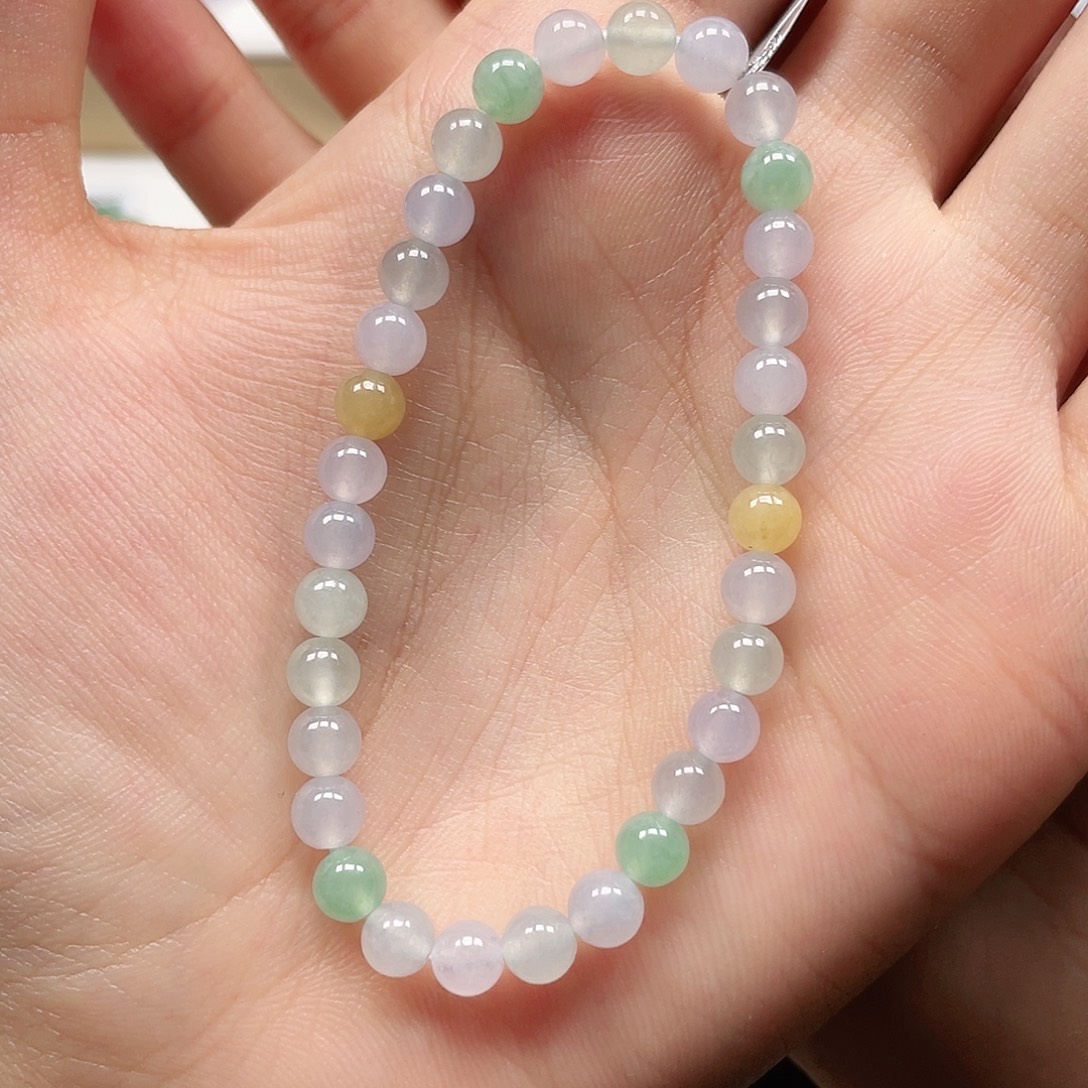 未镶嵌手串翡翠卡5.5