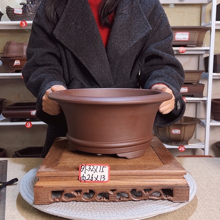 紫砂花盆紫砂花盆