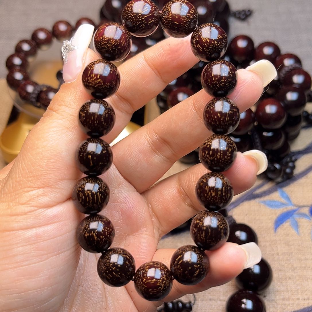 檀香紫檀（小叶紫檀）1.2 17颗爆星