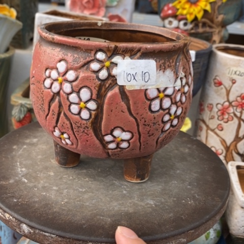 【闪购商品】红陶粗陶材质多肉花盆