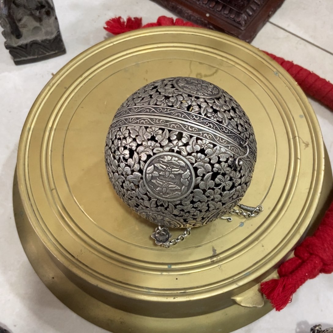 逍***糊铜器工艺品摆件香炉摆件