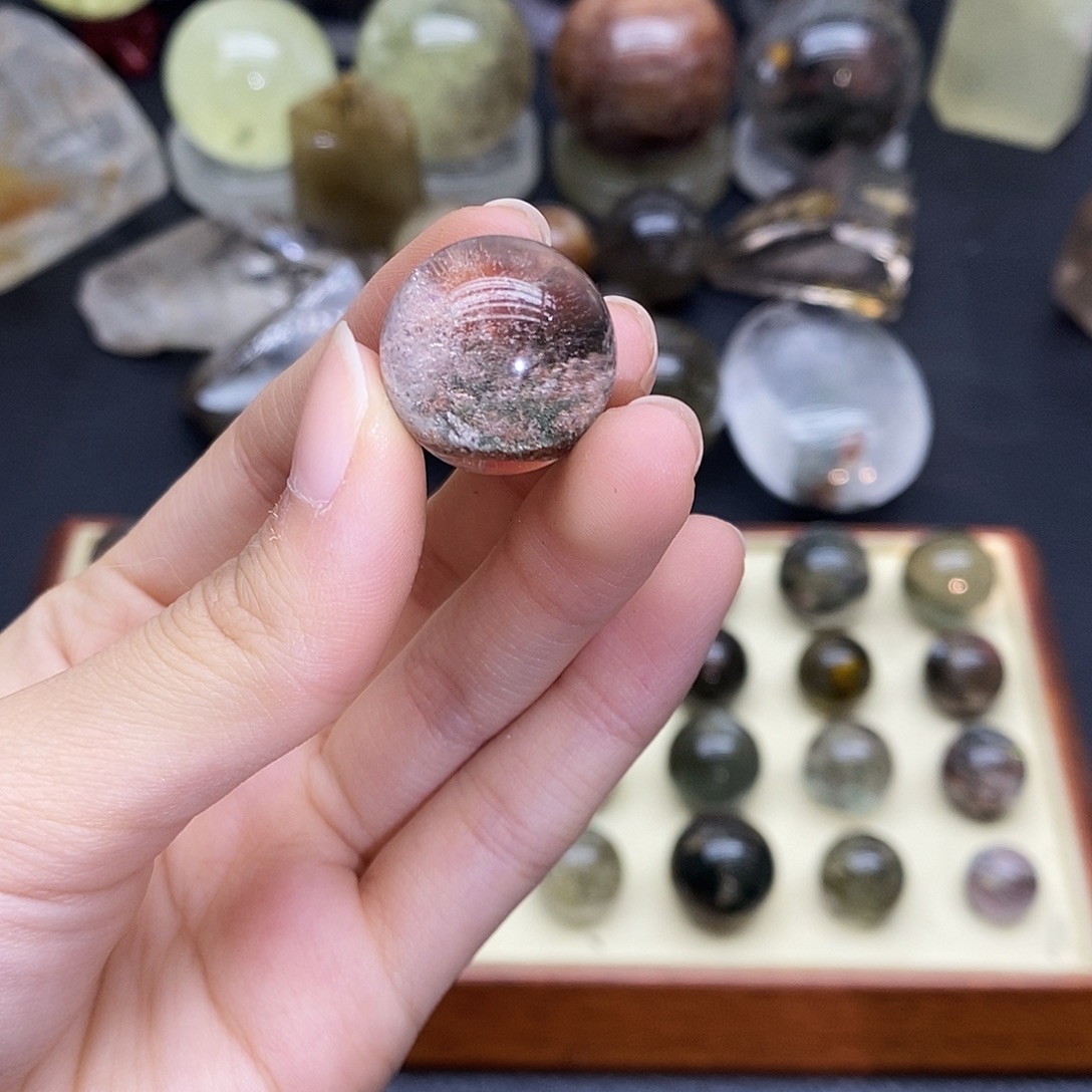 未镶嵌水晶珠宝半成品35水晶石