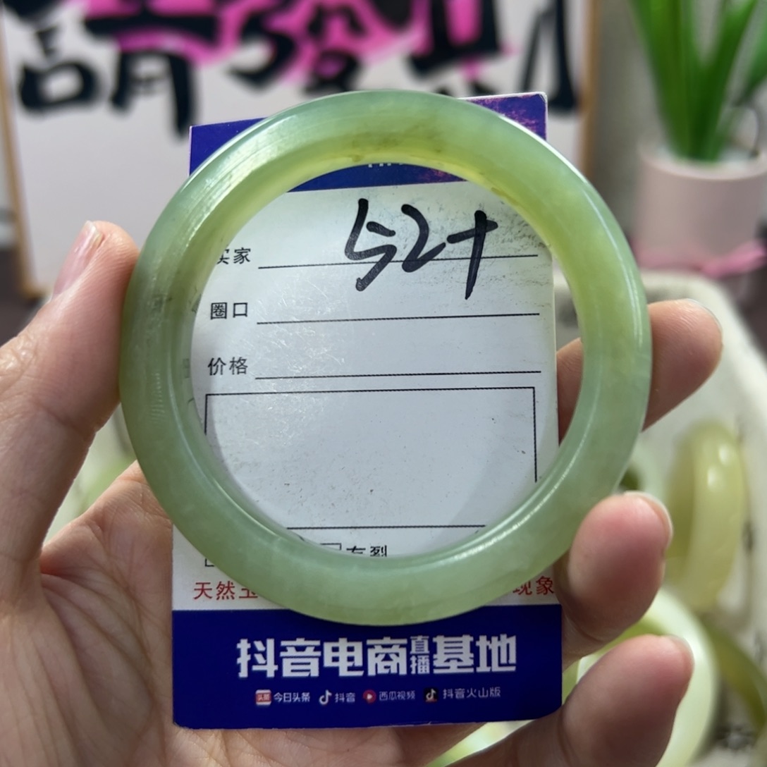 蛇纹石玉手镯未镶嵌217