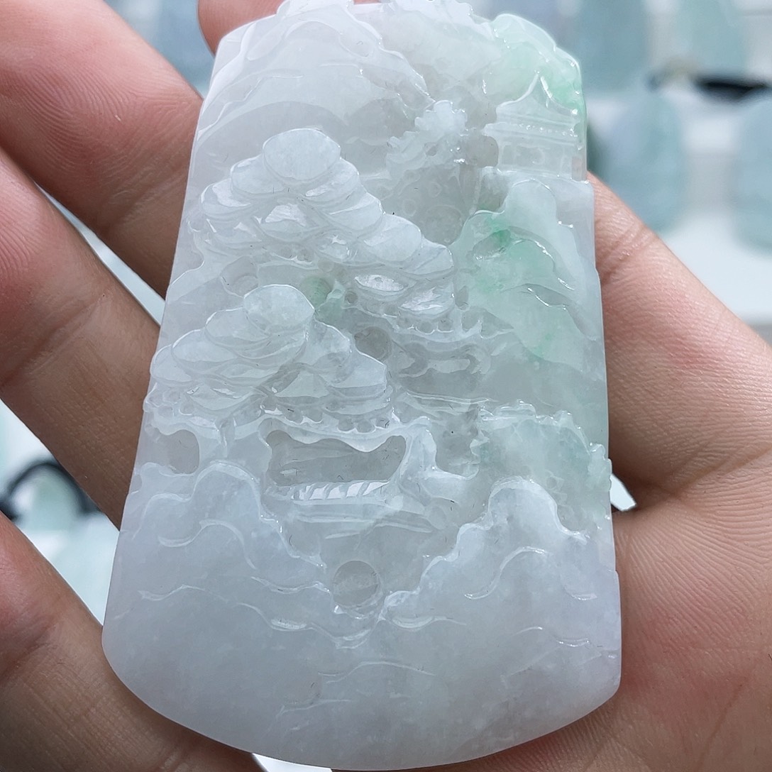 颈饰未镶嵌翡翠翡翠