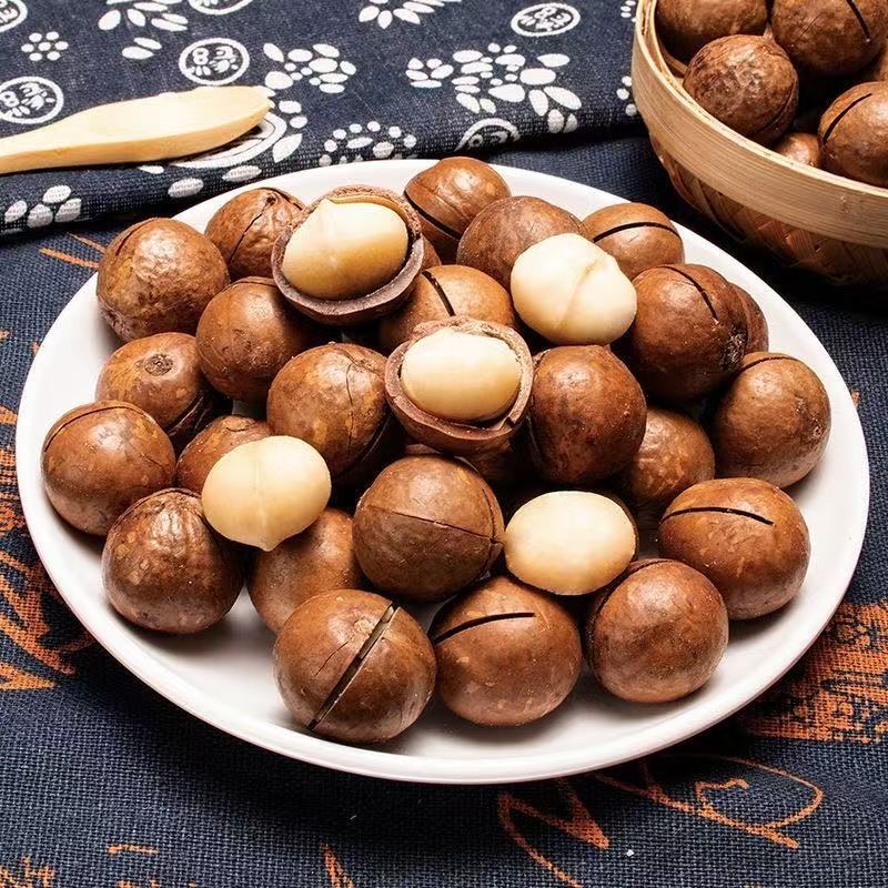 【买半斤送半斤】夏威夷果新鲜大颗粒500g一袋办公室小零食儿童零食