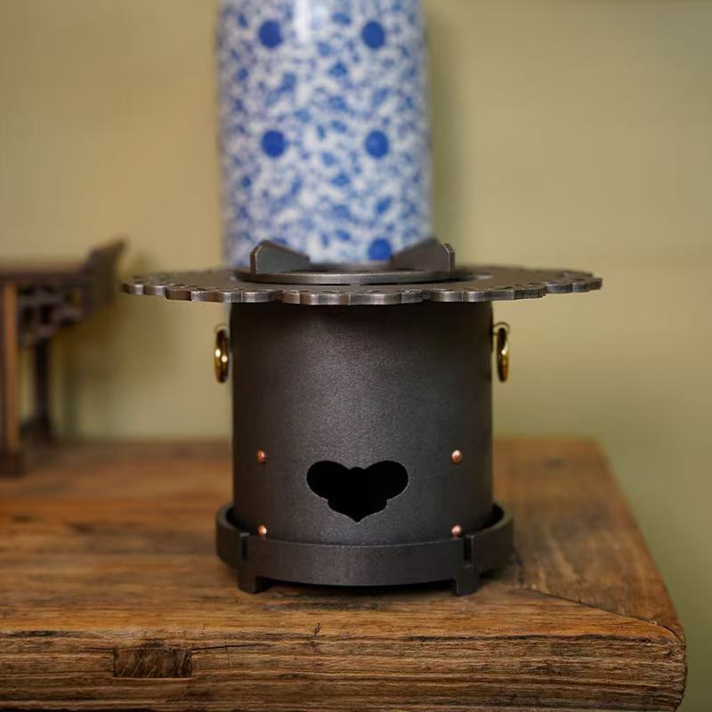 心形圆炉炭火煮茶炉