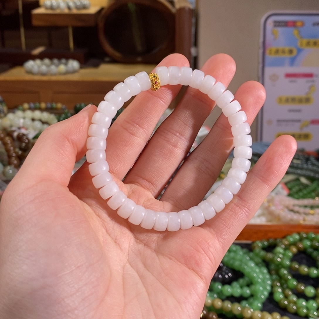 和田玉手链未镶嵌