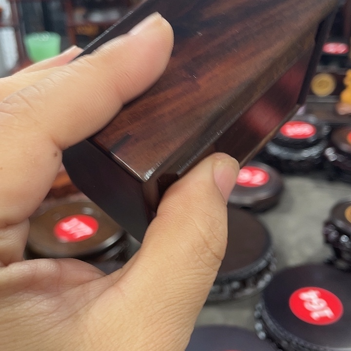 手工艺品琉璃红木底座工艺品