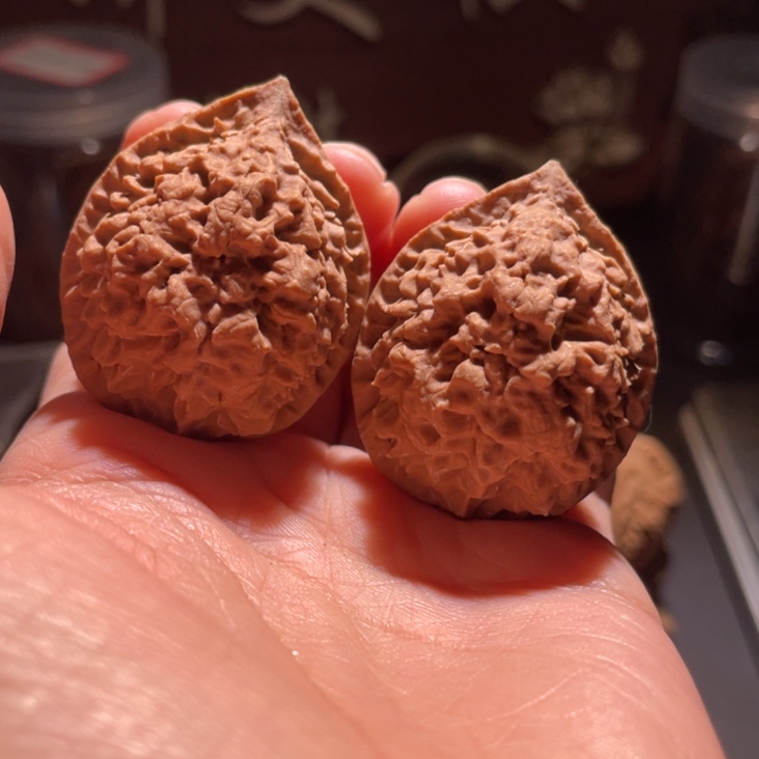 文玩核桃吊坠龙鳞盾12