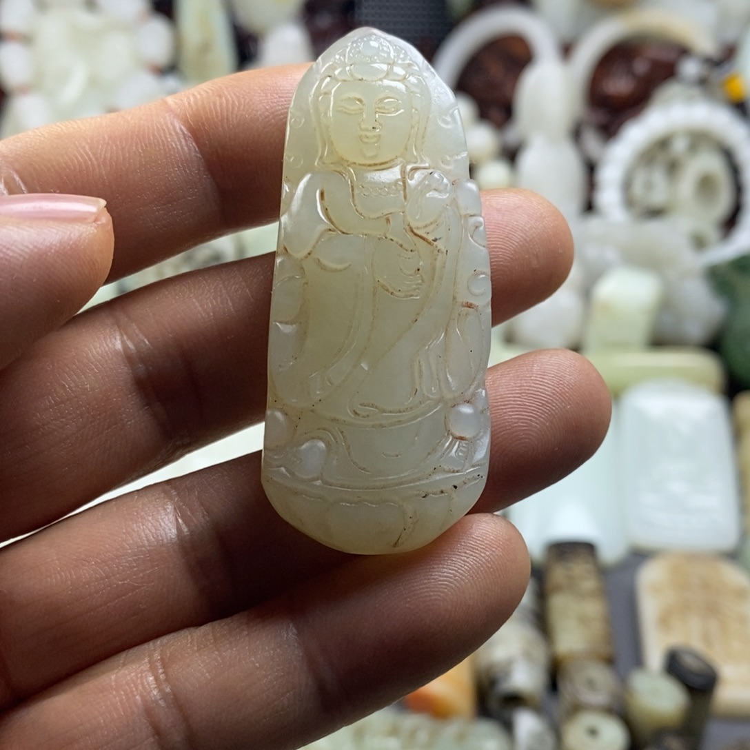 万***意和田玉（糖玉）未镶嵌颈饰