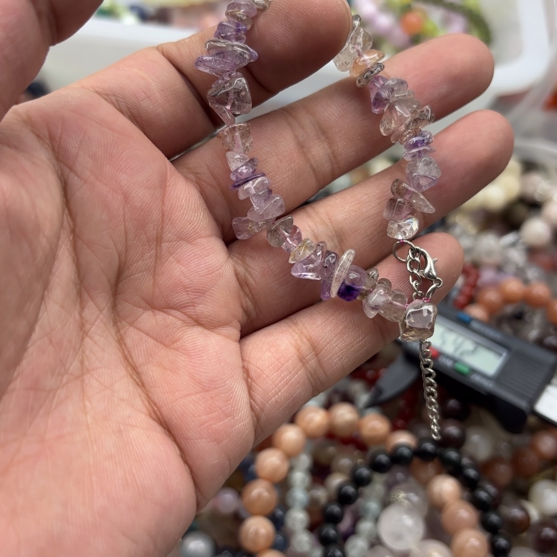 水晶银S925镶嵌手链