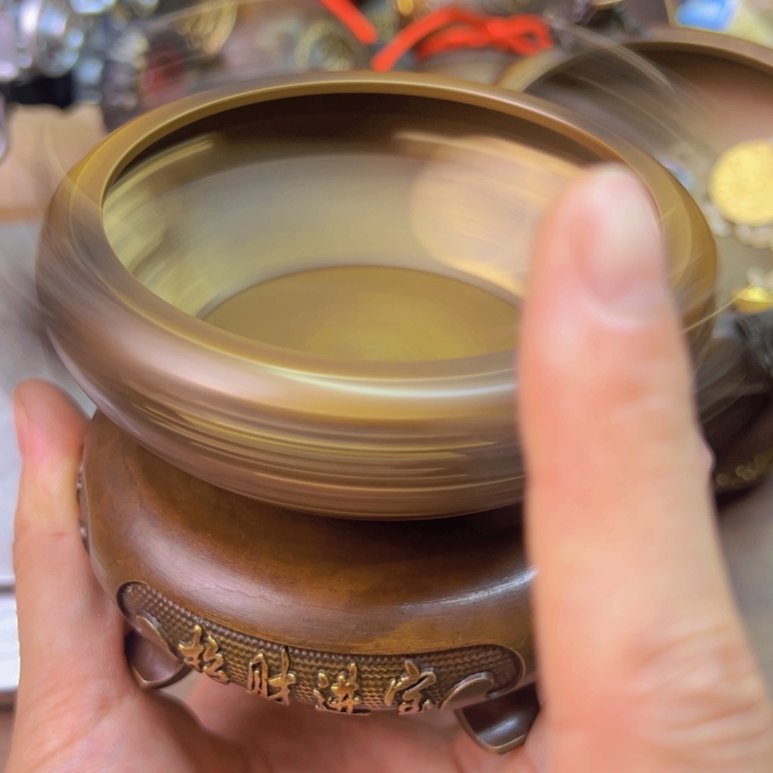 原矿风磨铜时来运转聚宝盆