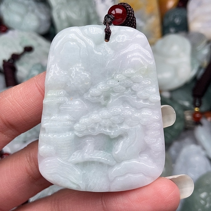 颈饰未镶嵌翡翠翡翠