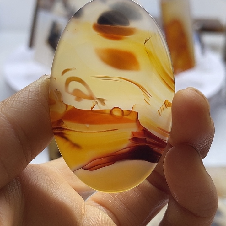 玛瑙/玉髓未镶嵌吊坠(不含链)