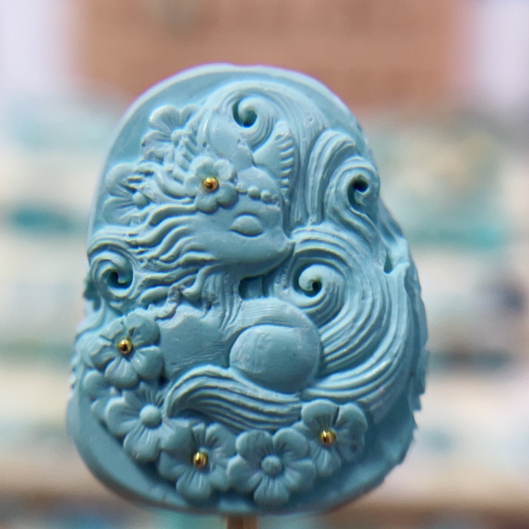 绿松石珠宝奇石未镶嵌