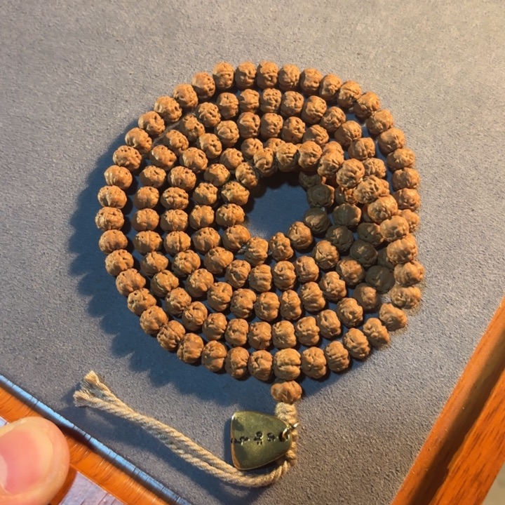 日***酱金刚菩提手串五爪金龙佛手，定制款