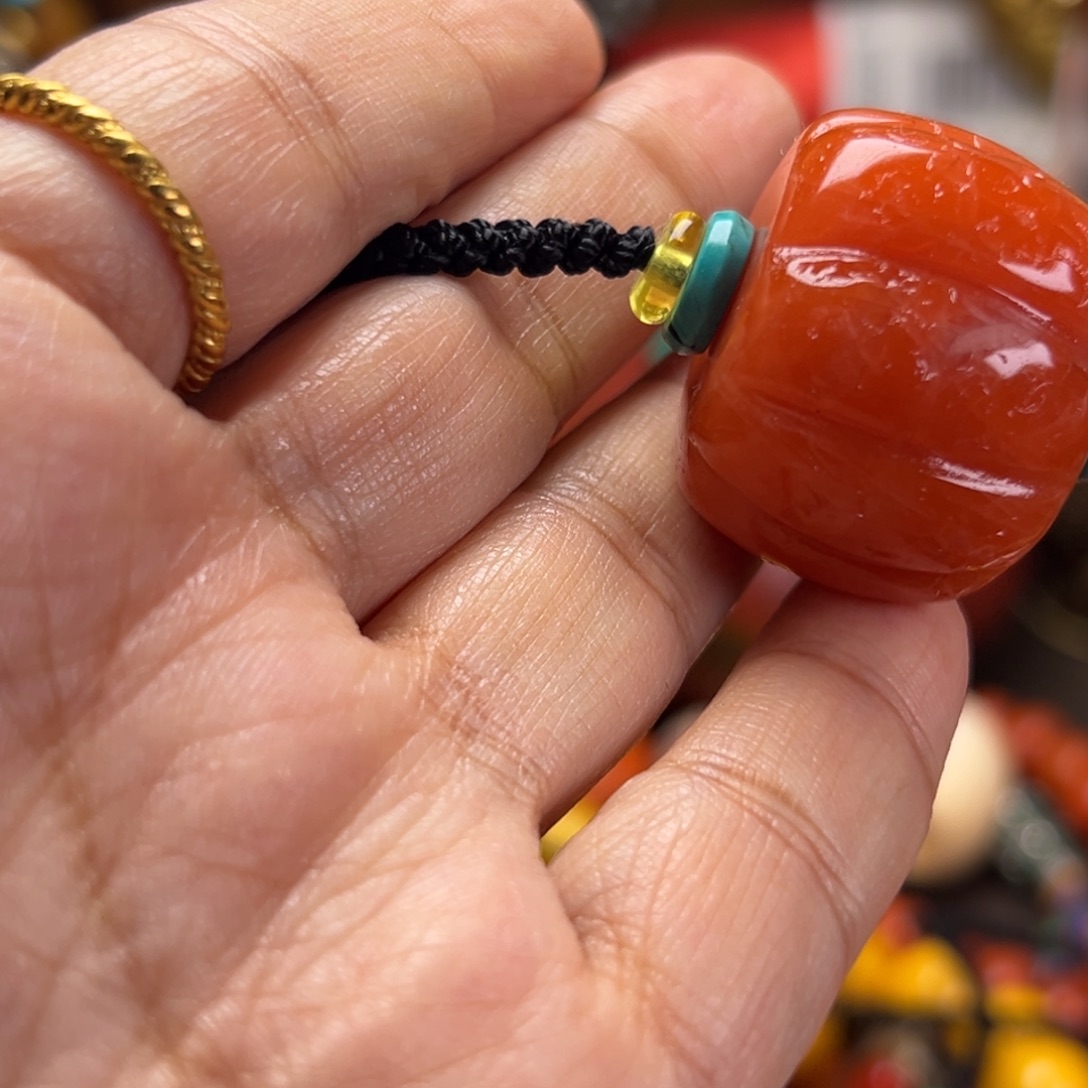 用***5琉璃颈饰大漂亮一个