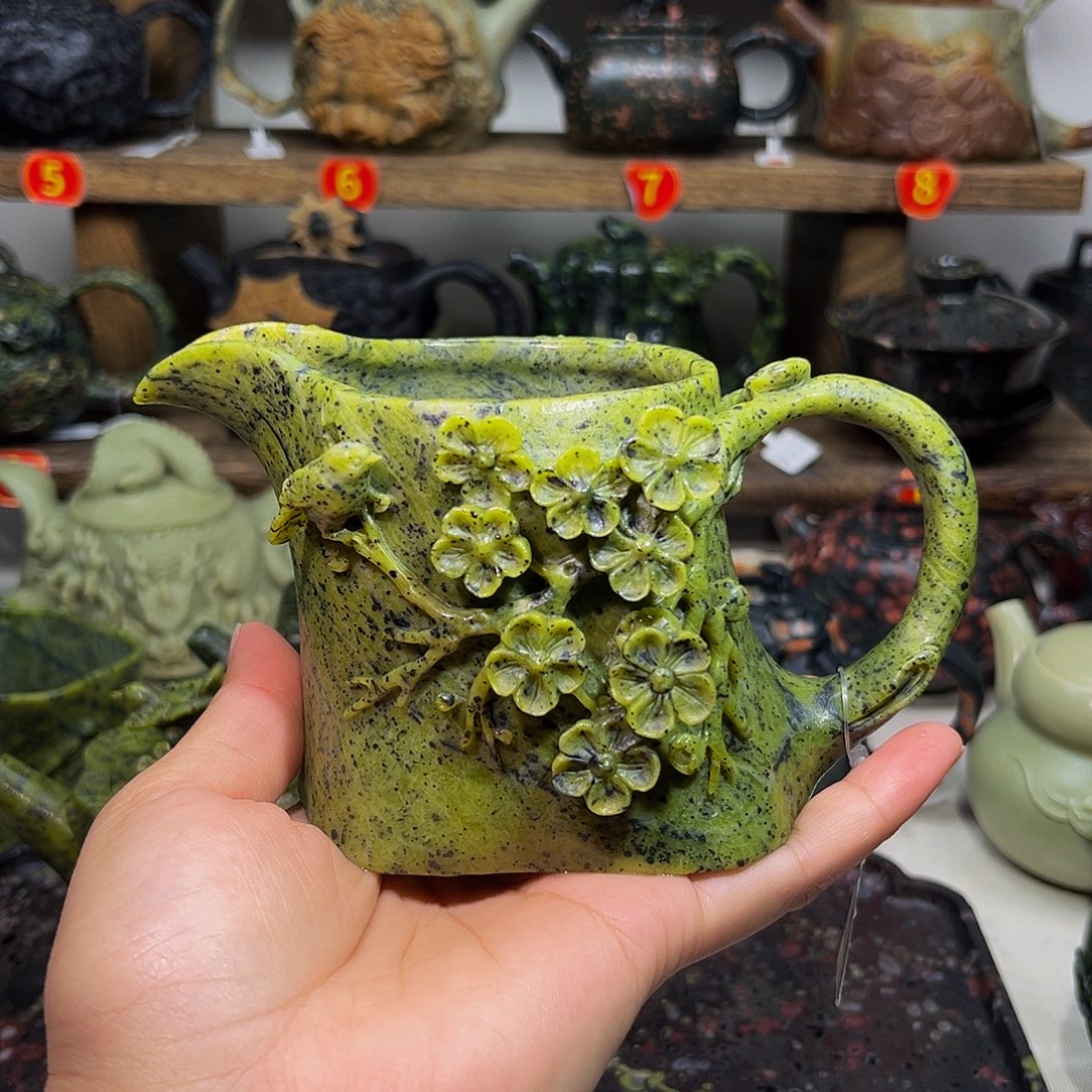 敏***名藏玉药王石精品壶