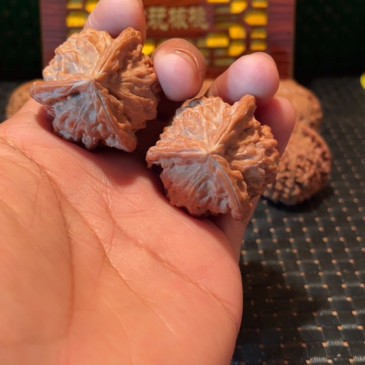 吊坠文玩核桃盘山三愣
