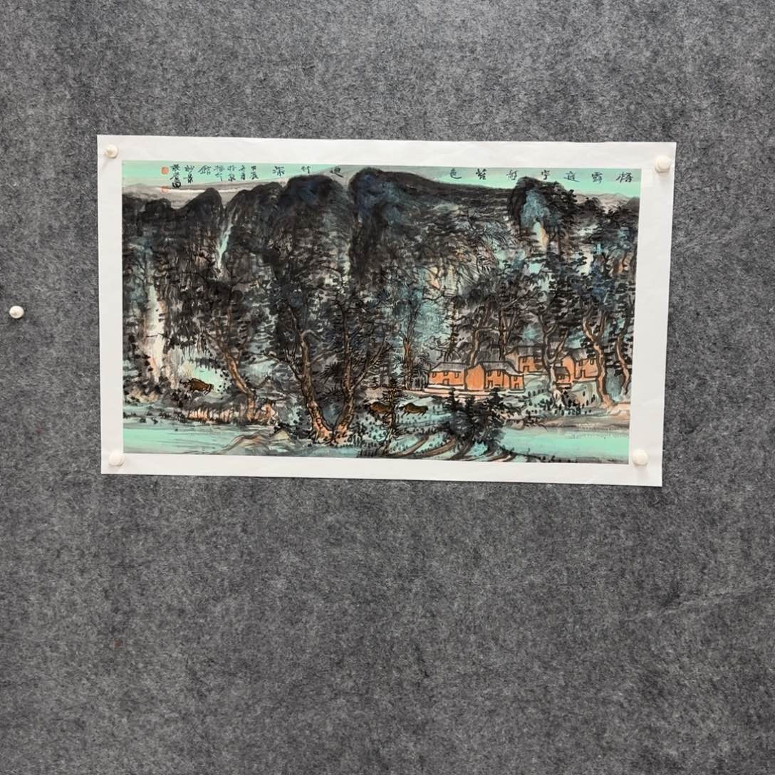 国画国画ZJG国画作品