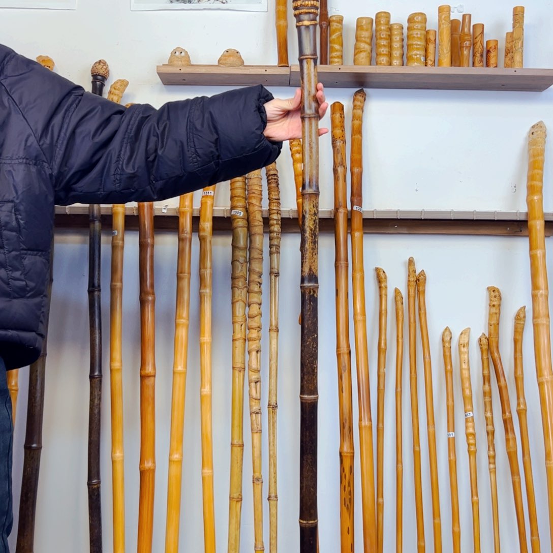 1585紫竹登山杖手持拐棍