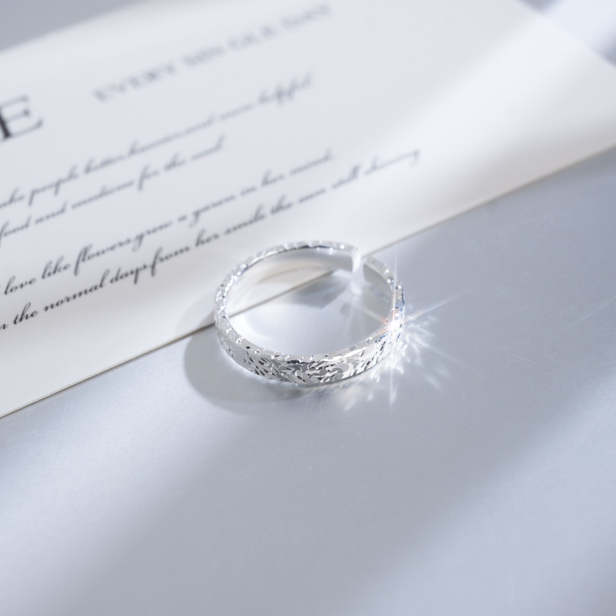 足银戒指 「星河旅人」030008足银999戒指，热卖款