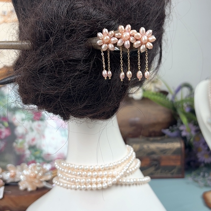 未镶嵌淡水珍珠发饰