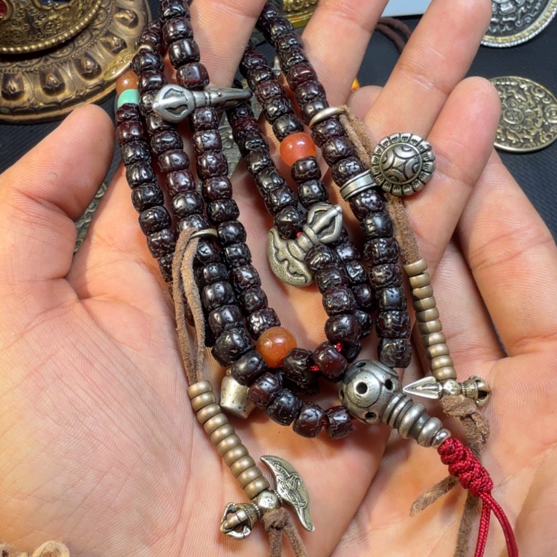 藏传精美小九宫牌