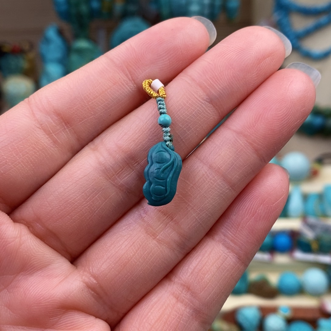 绿松石珠宝奇石未镶嵌