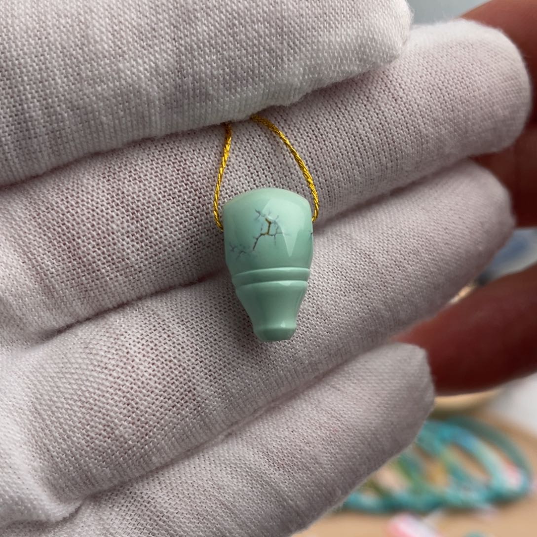 绿松石手链未镶嵌三通